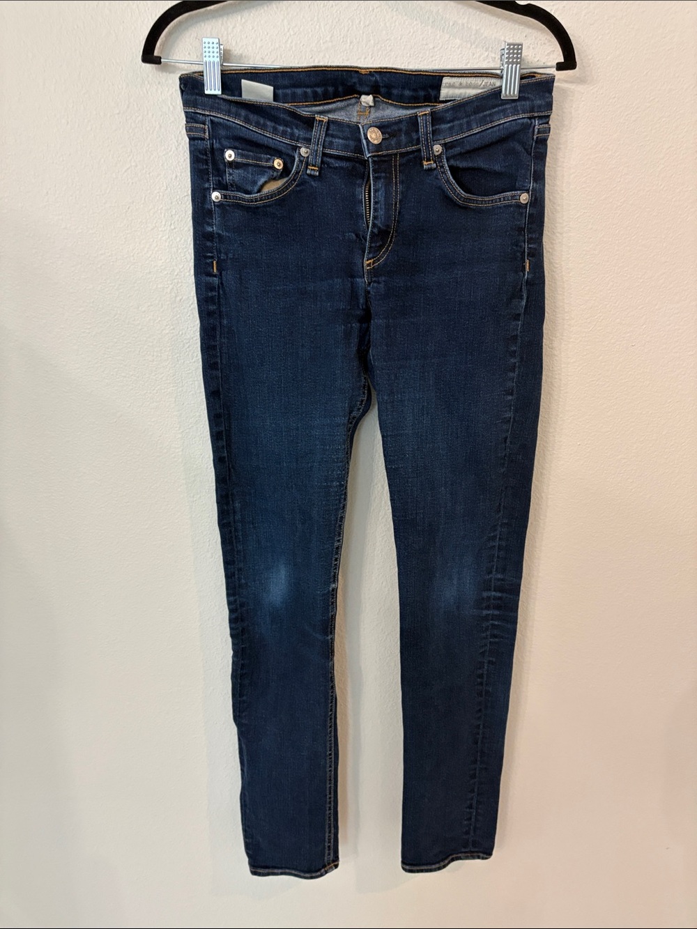 rag & bone Dark Blue Skinny Jeans Size 28
